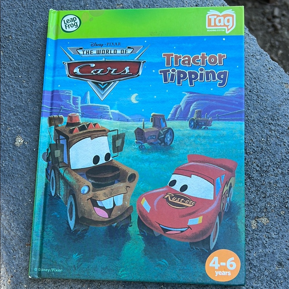 Leap Frog Tag Disney Cars Read Along Book